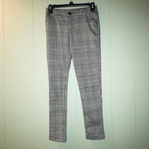 Brandy Melville Pants - Brandy Melville | plaid Houndstooth jegging pants